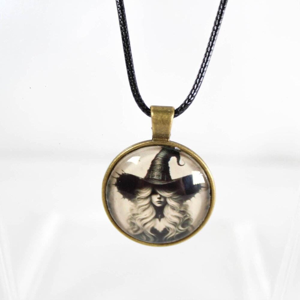 🔨 Unisex Gothic Witch Necklace "The Enchantress of Thorns" Handmade
